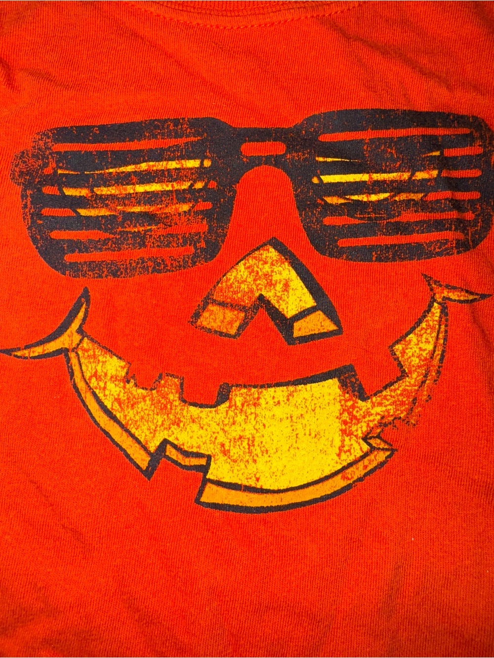 Old Navy Baby Halloween Pumpkin Graphic Long Sleeve Shirt 12–18M - Picture 5 of 8
